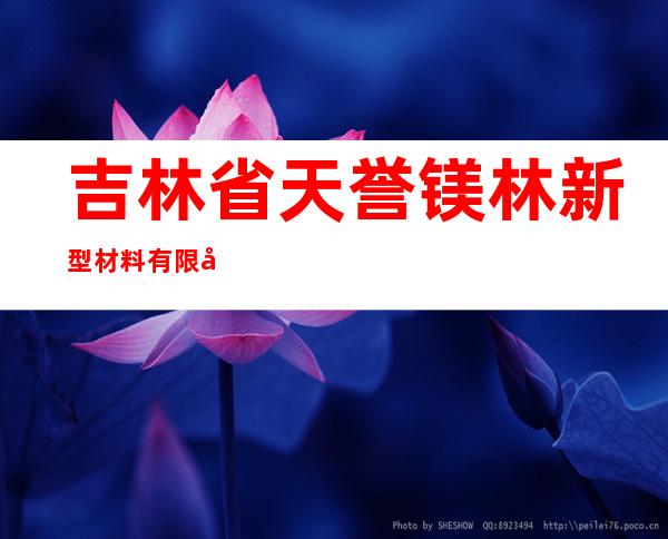 吉林省天誉镁林新型材料有限公司