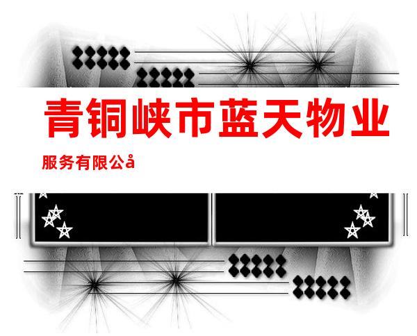 青铜峡市蓝天物业服务有限公司